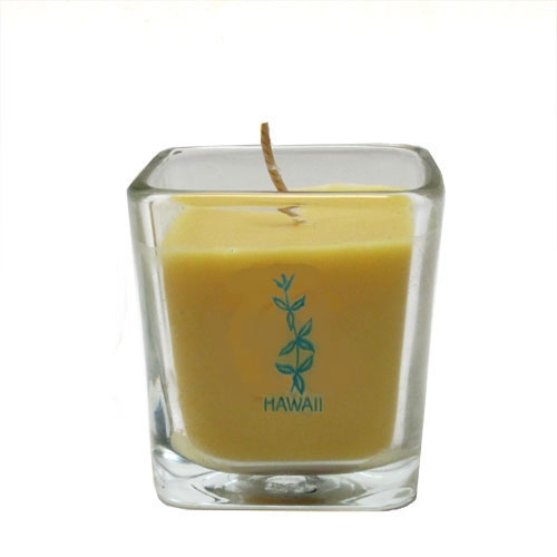 Maile beeswax candle
