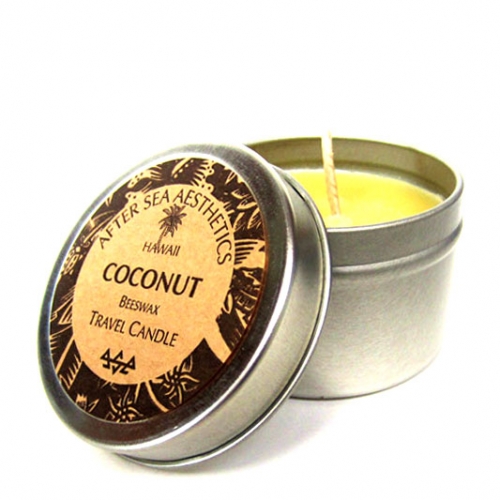 coconut travel candle