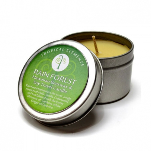 rain forest travel candle