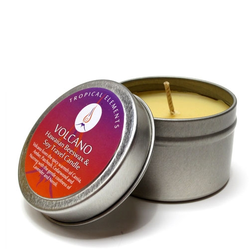 volcano travel candle